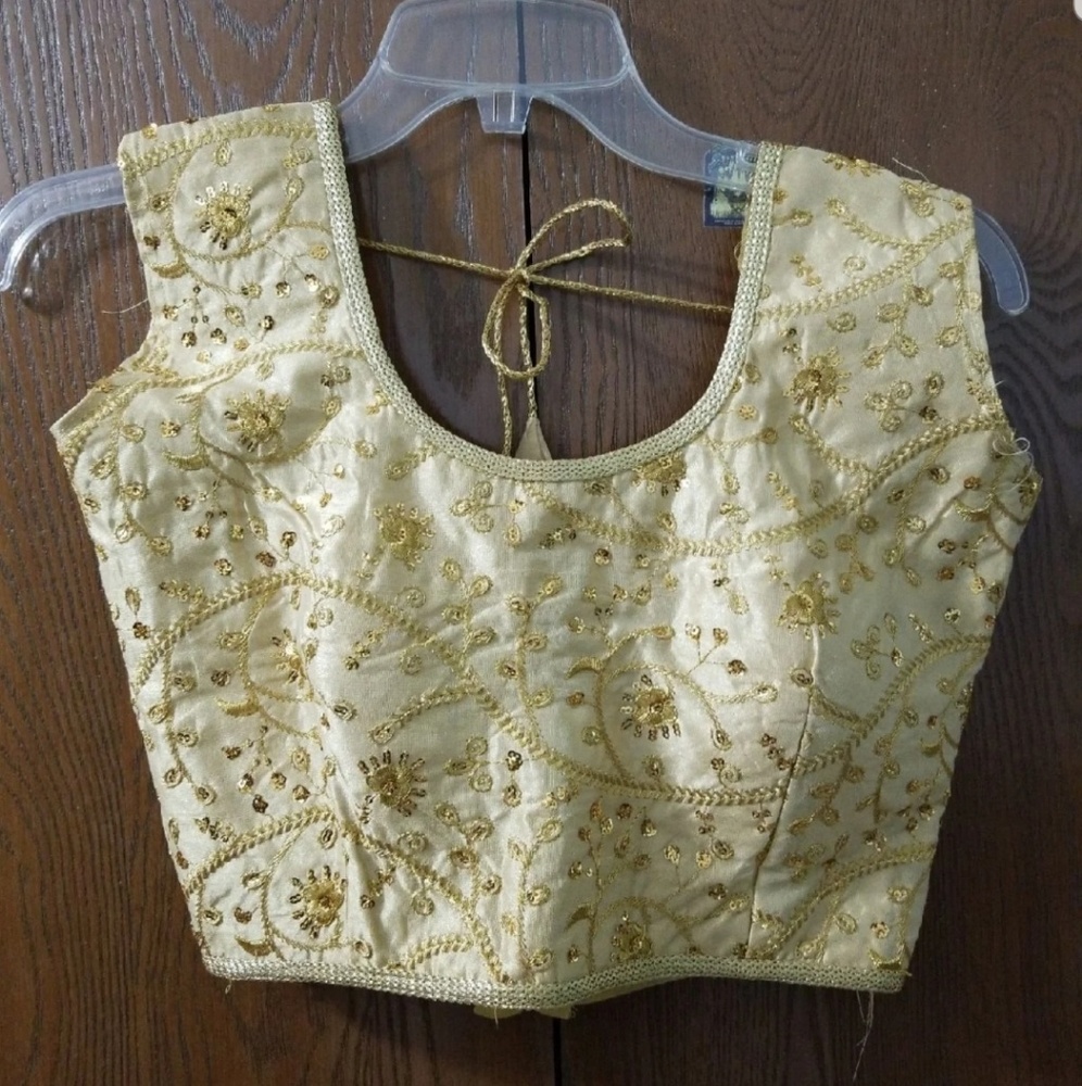 Golden yellow blouse